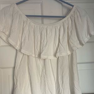 Soft and sexy off the shoulder top